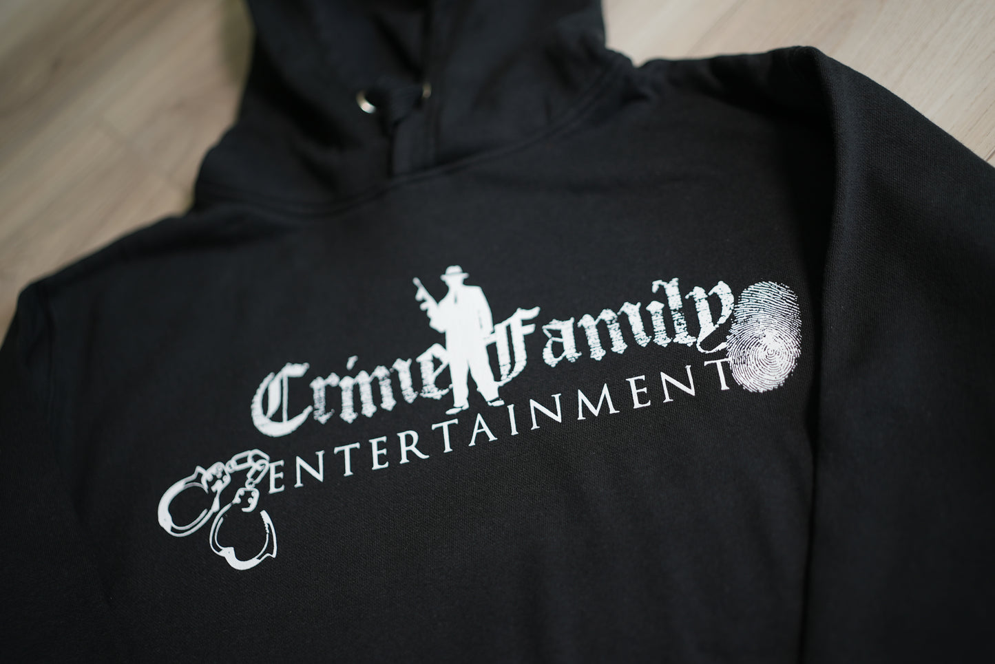 Crime Family Black Hoodie