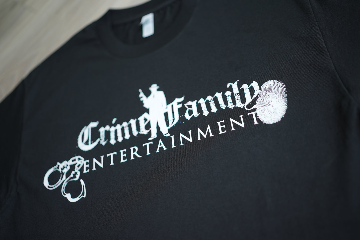 Crime Family Logo T shirt (Black)