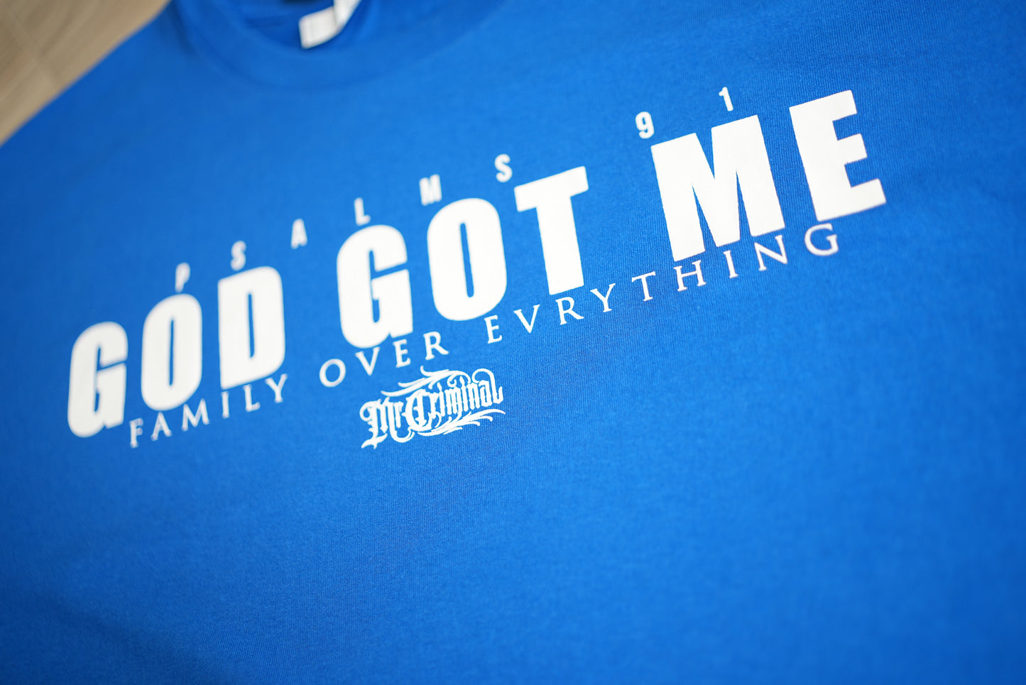 God Got Me T Shirt (Royal Blue)