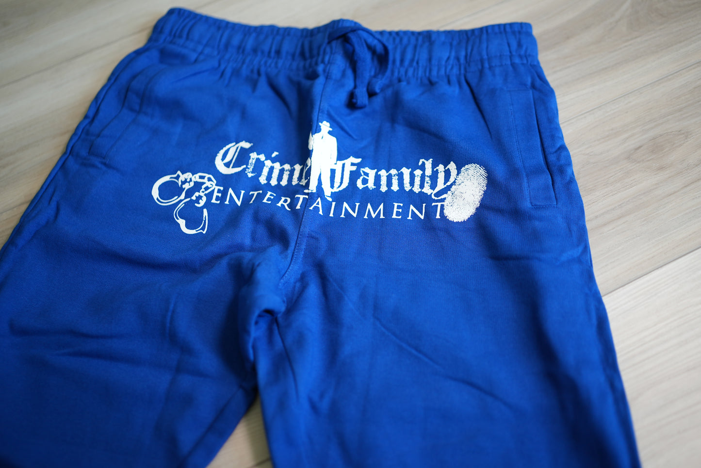 Crime Family Logo Sweatpants (Royal Blue)