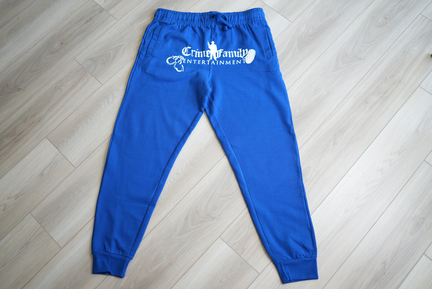 Crime Family Logo Sweatpants (Royal Blue)