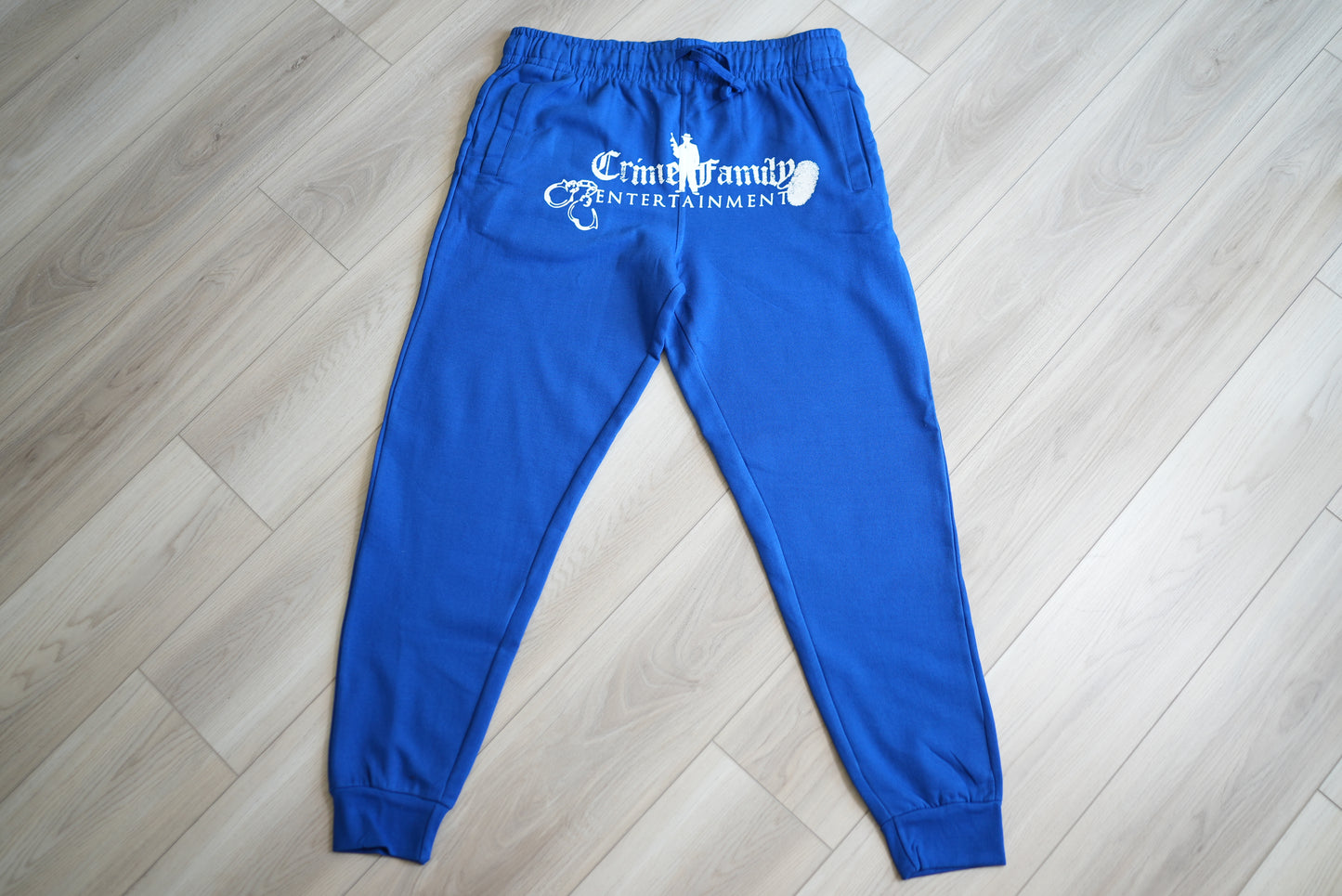 Crime Family Logo Sweatpants (Royal Blue)