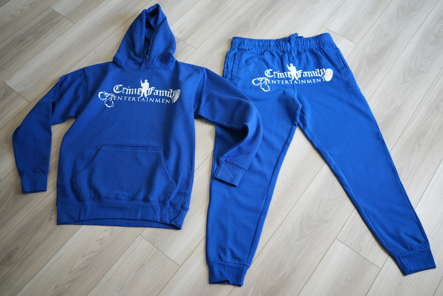 Blue Crime Family Fit (Hoodie and Sweatpants) SET