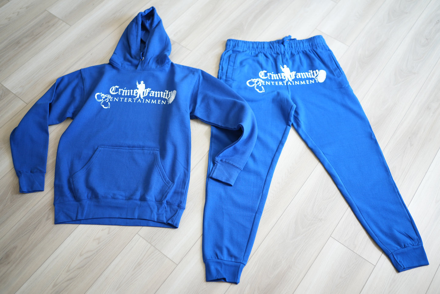 Blue Crime Family Fit (Hoodie and Sweatpants) SET