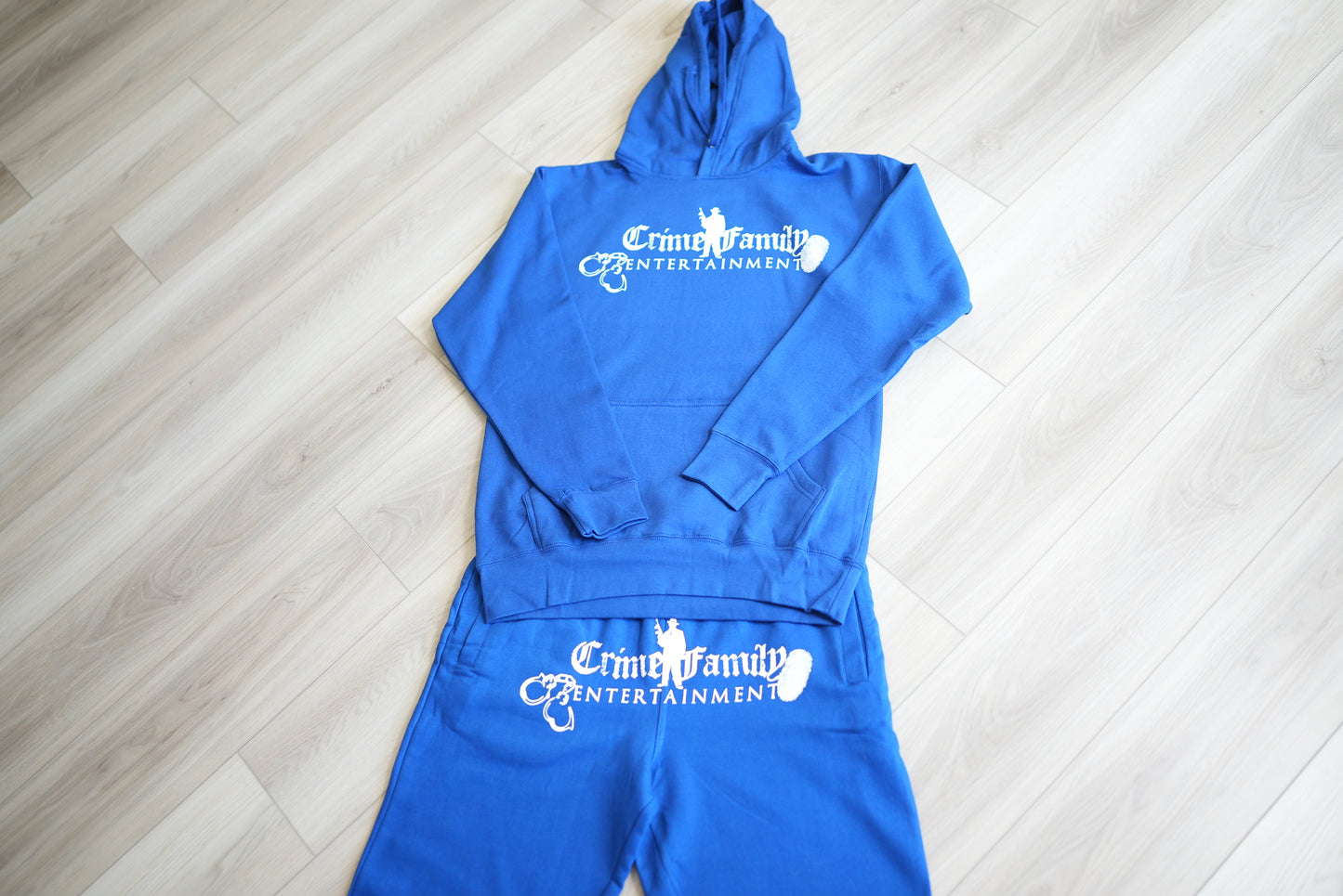 Blue Crime Family Fit (Hoodie and Sweatpants) SET