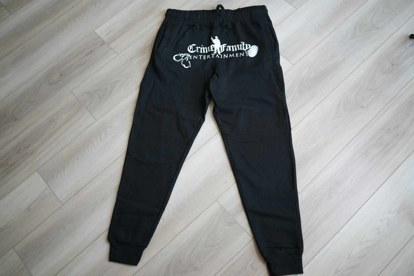 Crime Family Logo Sweatpants (Black)