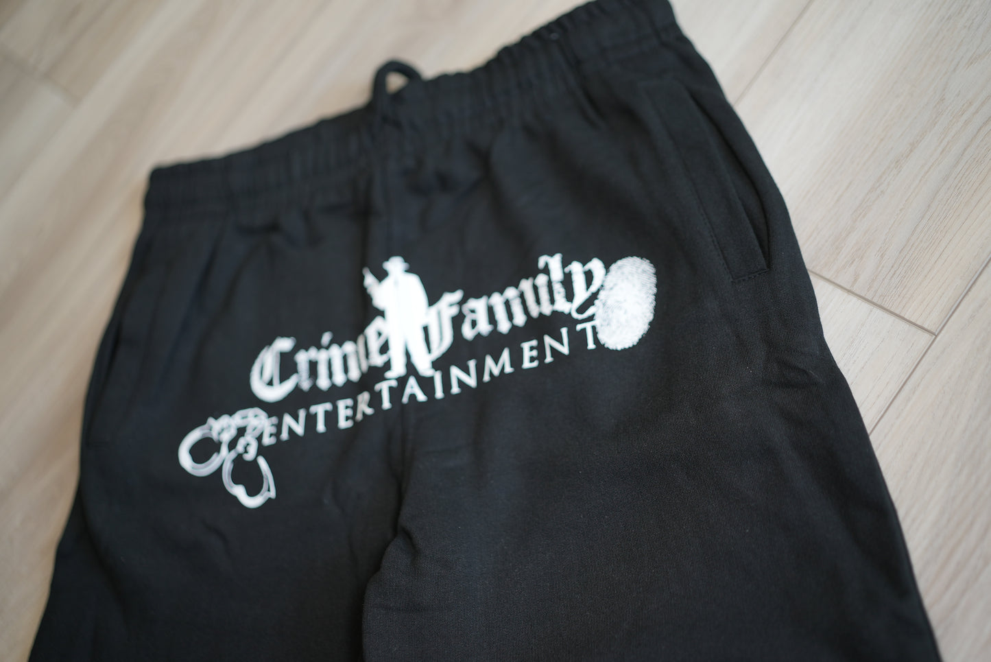 Crime Family Logo Sweatpants (Black)