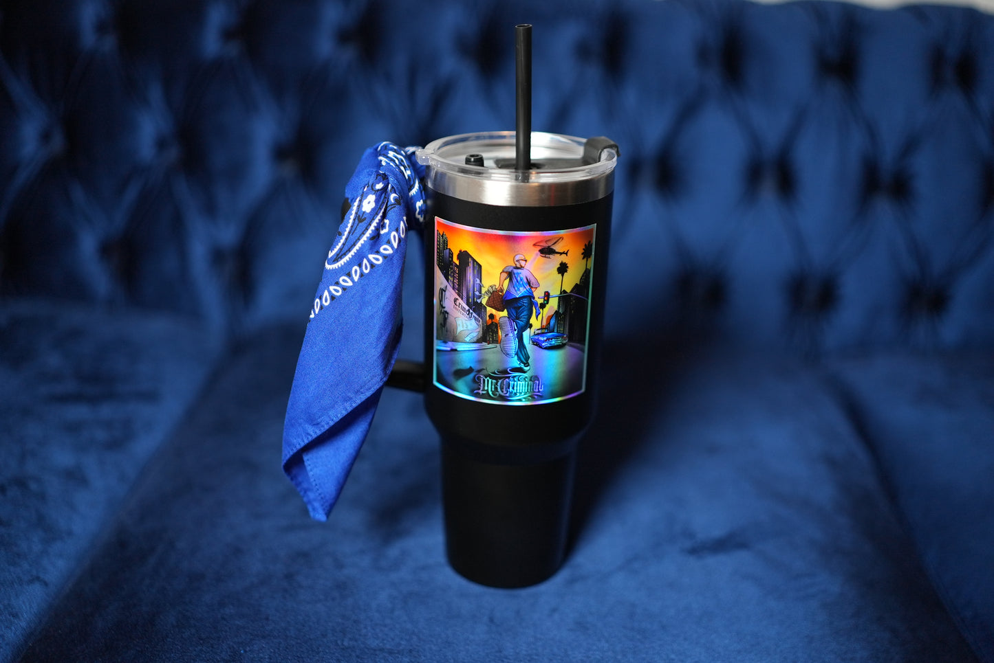Chasin The Bag 40 Ounce Tumbler With Bandana