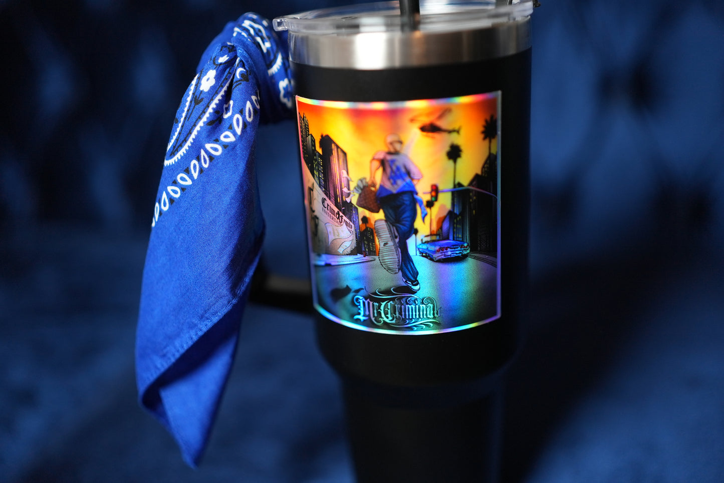 Chasin The Bag 40 Ounce Tumbler With Bandana