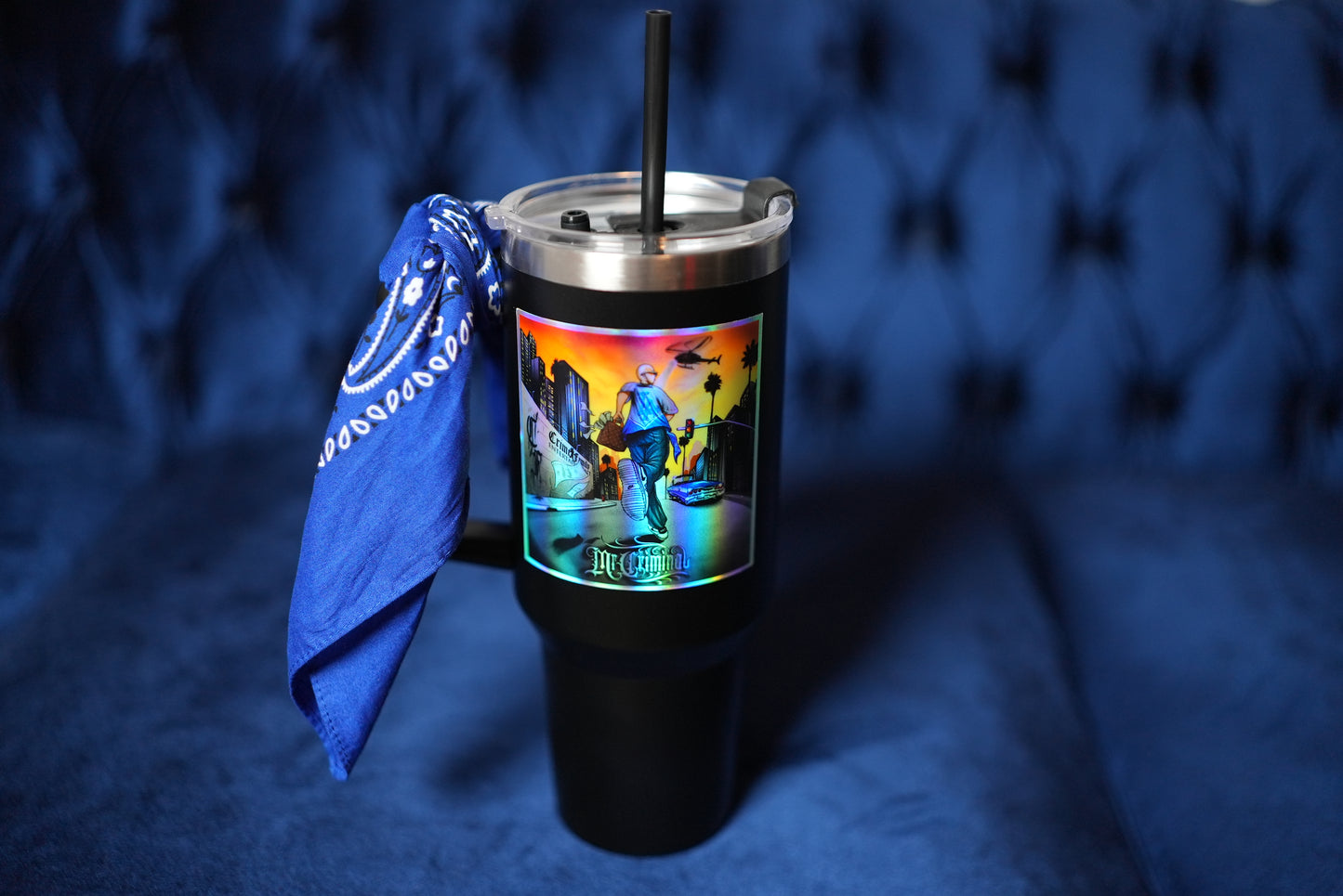 Chasin The Bag 40 Ounce Tumbler With Bandana