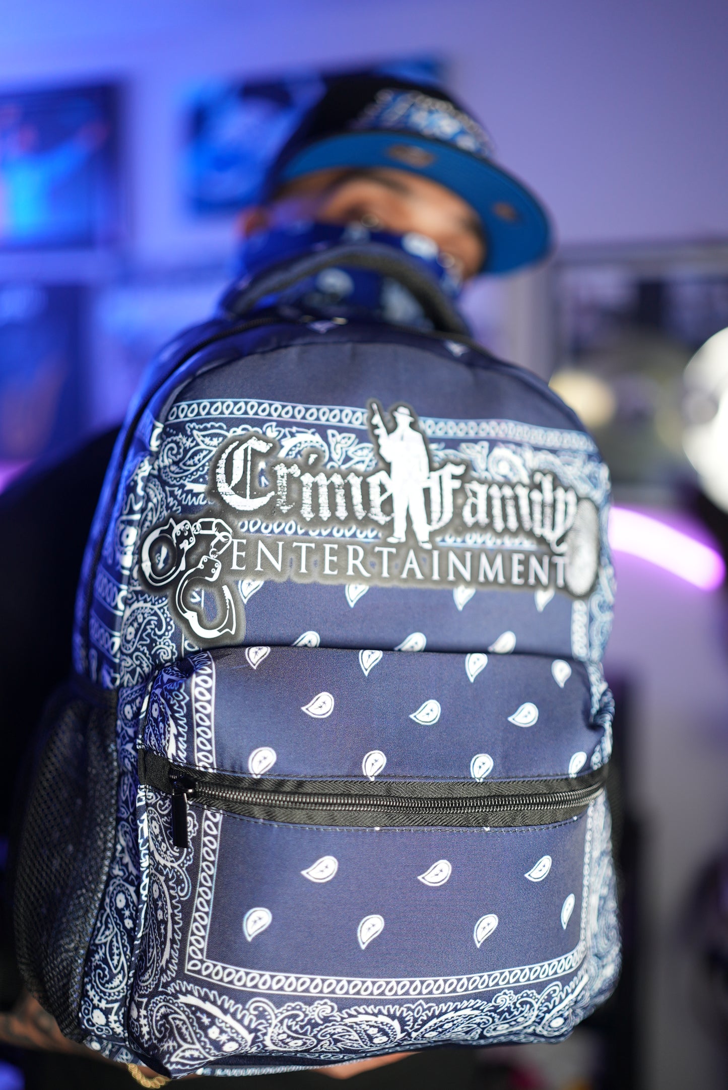 Bandana Crime Family Backpack