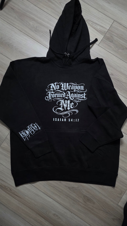 No Weapon Formed Against Me Hoodie (Black)