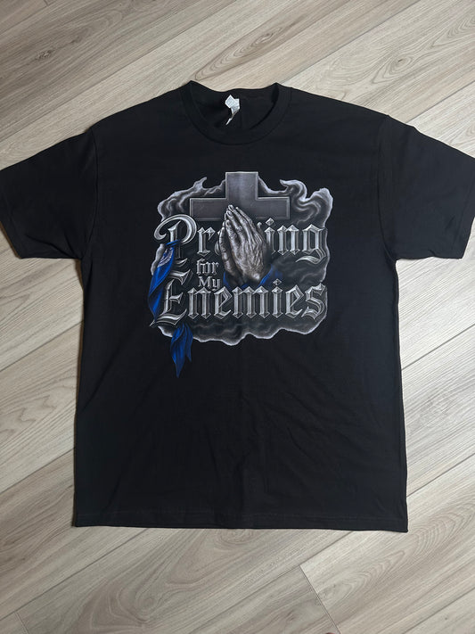 A Praying Of My Enemies   T Shirt (Black)